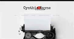 Desktop Screenshot of cynthiarayne.com